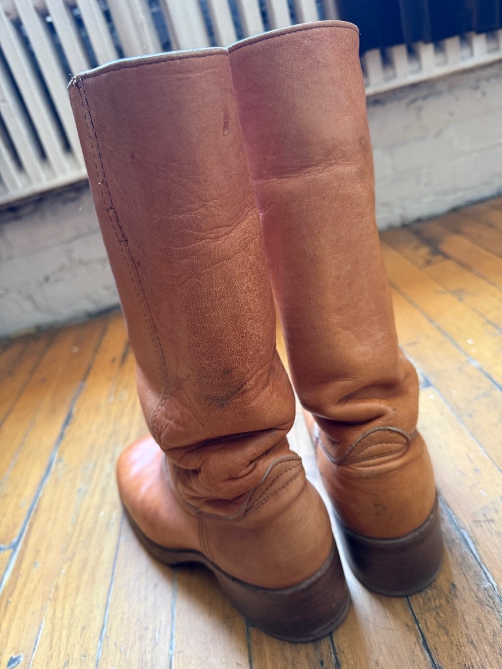 Women's Vintage Frye Campus Boot, Black Label, Size 9B - Picture 2 of 6